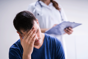 A man experiencing treatment-resistant depression